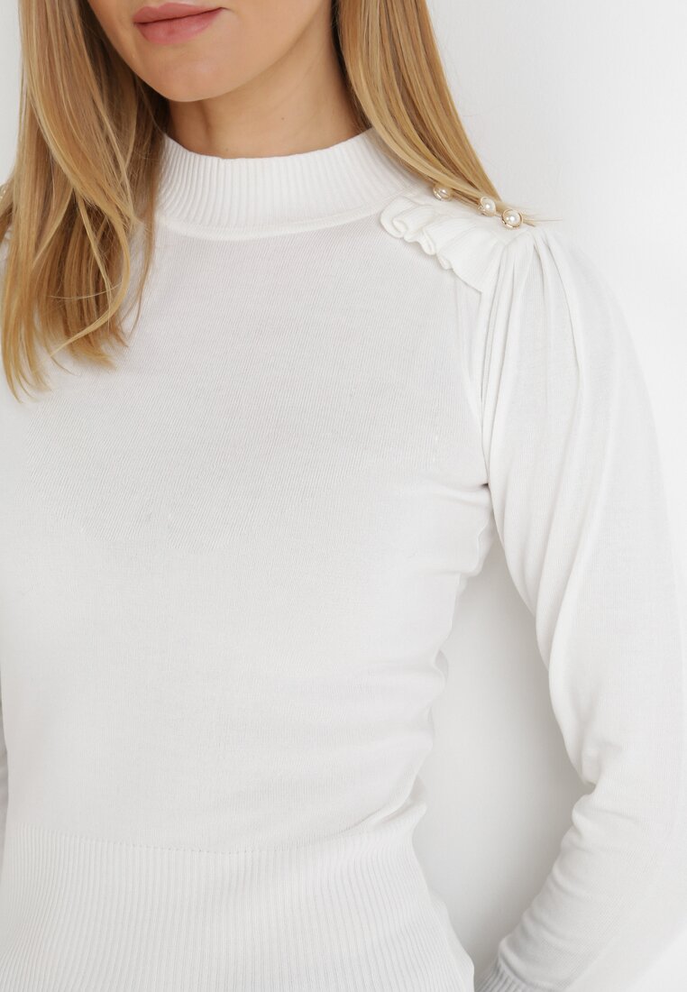 Biały Sweter Meginca