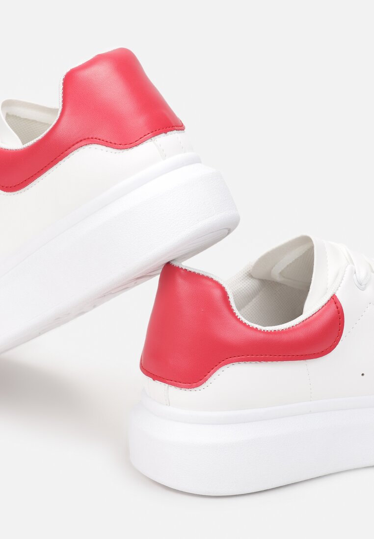 Biało-Czerwone Sneakersy Lephypso