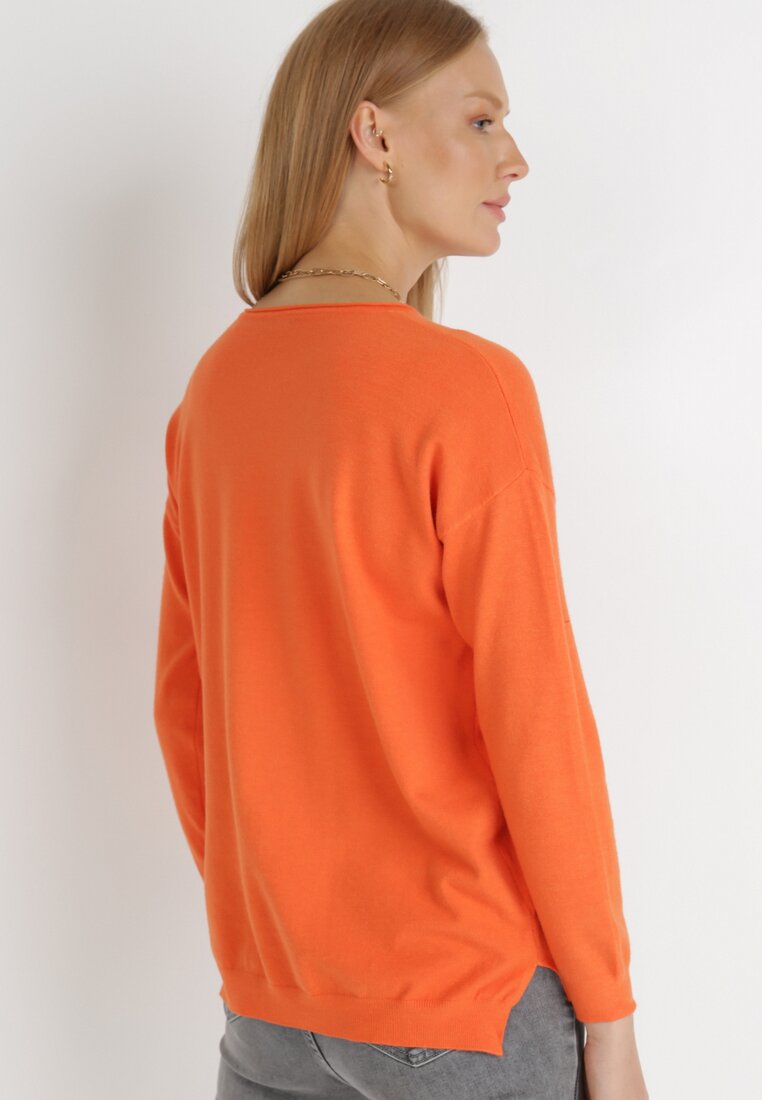 Pomarańczowy Sweter Amarhothea