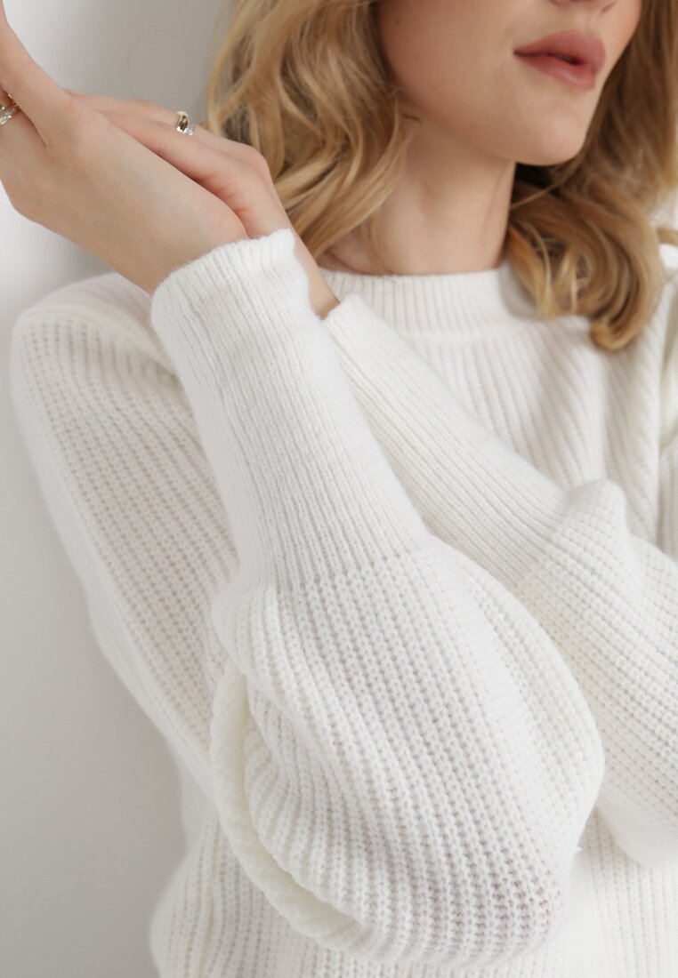 Biały Sweter Nemyle