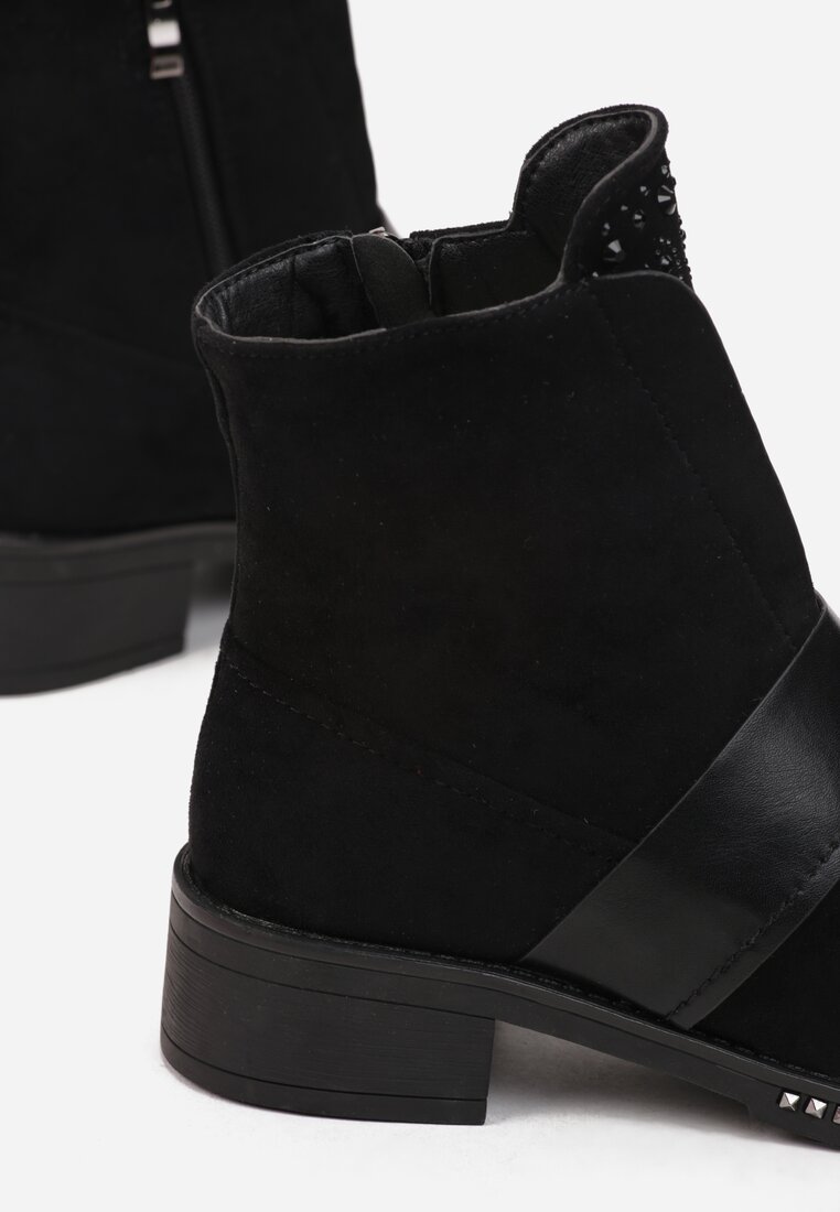 Czarne Botki Desone