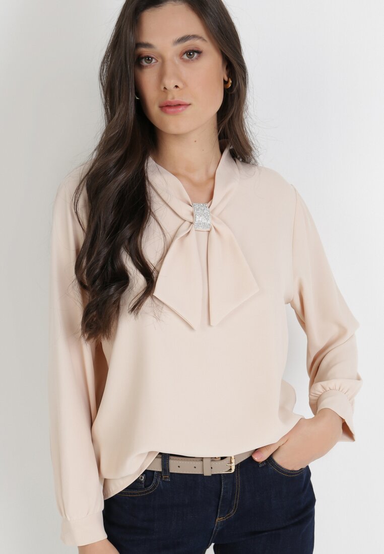 Kremowa Bluzka Isano