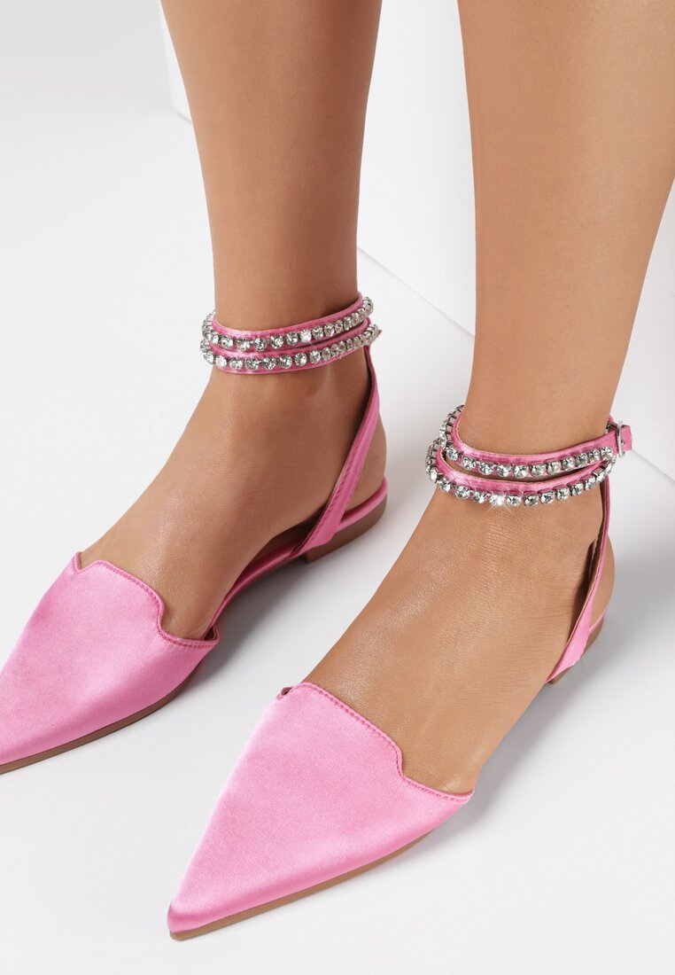 Różowe Sandały Proniore