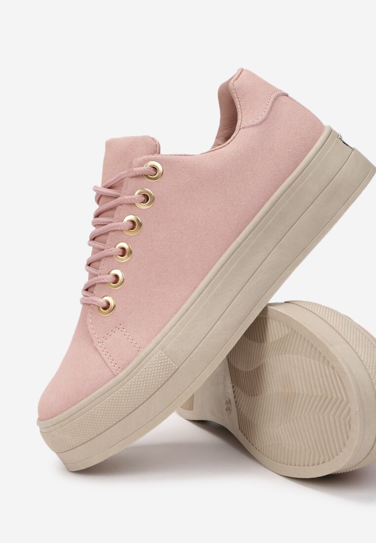 Różowe Sneakersy Sophinna
