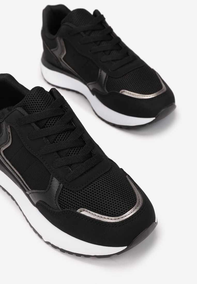 Czarne Sneakersy Ampeira