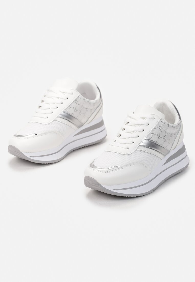 Białe Sneakersy Aegobe