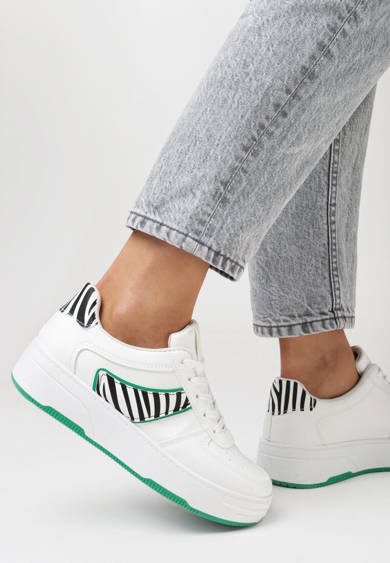 Biało-Czarne Sneakersy Phellythia