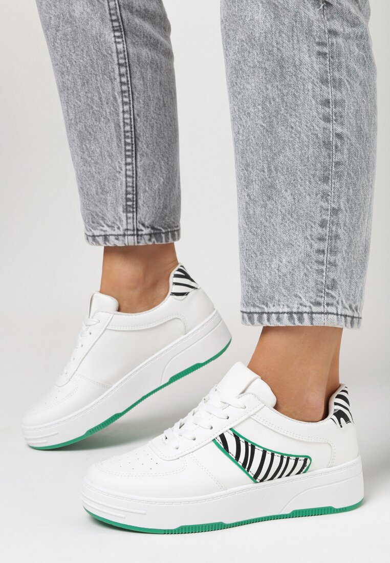Biało-Czarne Sneakersy Phellythia