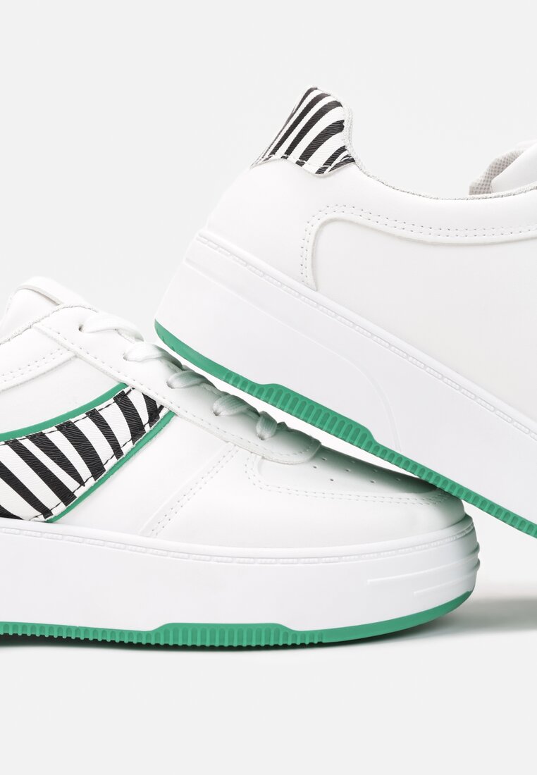 Biało-Czarne Sneakersy Phellythia