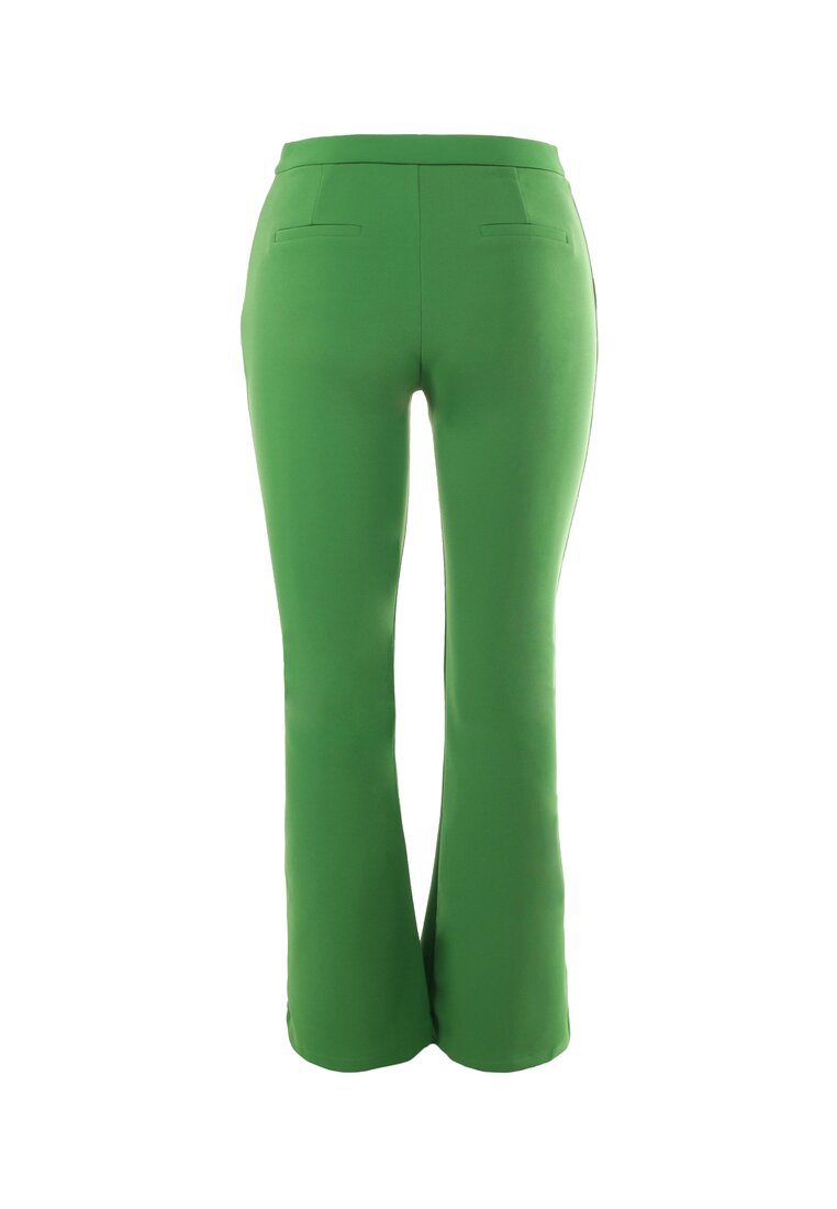Zielone Spodnie Dzwony Kharippe