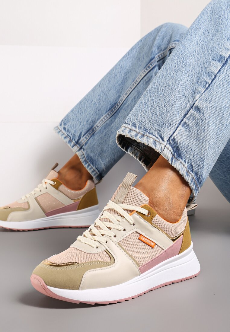 Ciemnobeżowe Sneakersy Phinala