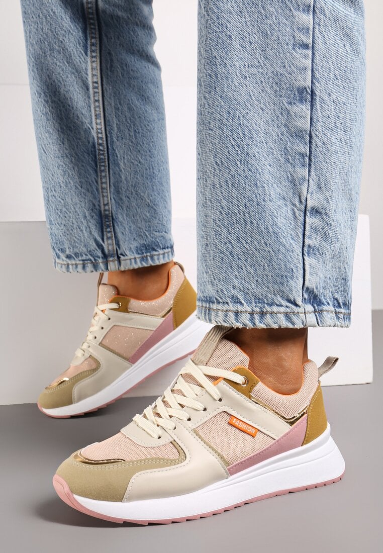 Ciemnobeżowe Sneakersy Phinala