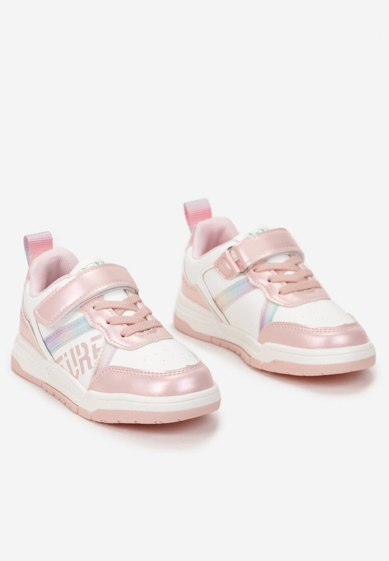 Biało-Różowe Buty Sportowe Asoeia