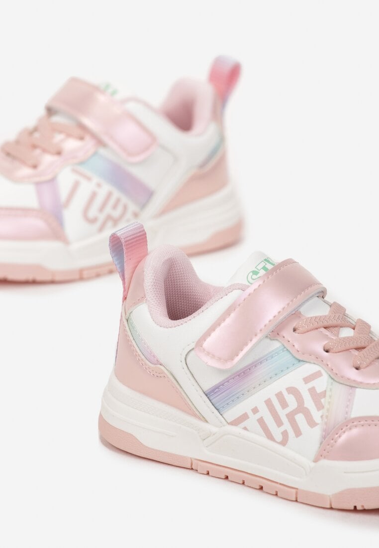 Biało-Różowe Buty Sportowe Asoeia