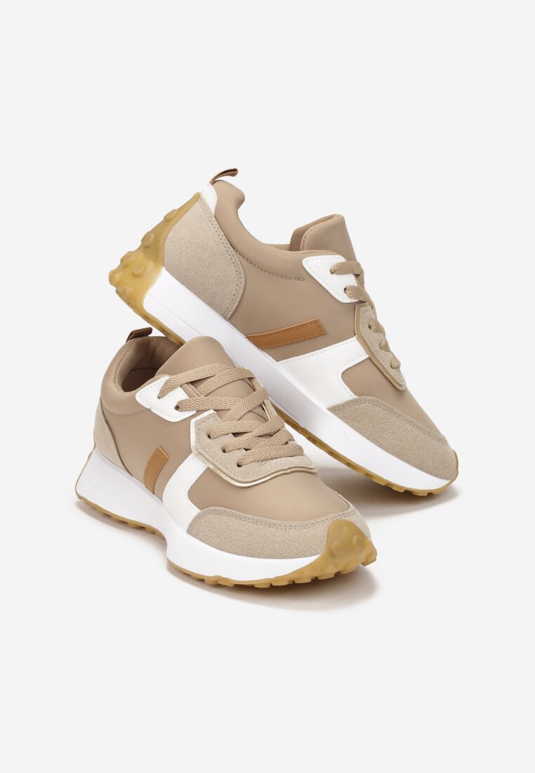 Ciemnobeżowe Sneakersy Dorylopei