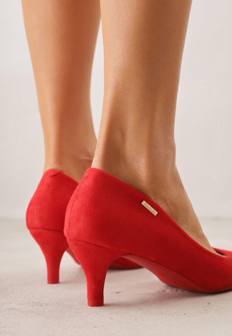 Pantofi cu toc Roșii