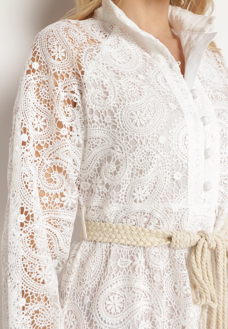 Biała Sukienka Eudoreia