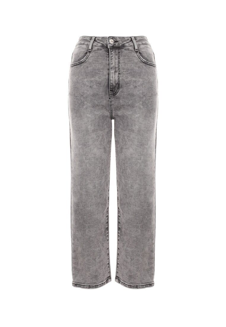 Szare Jeansy Slouchy Pireos