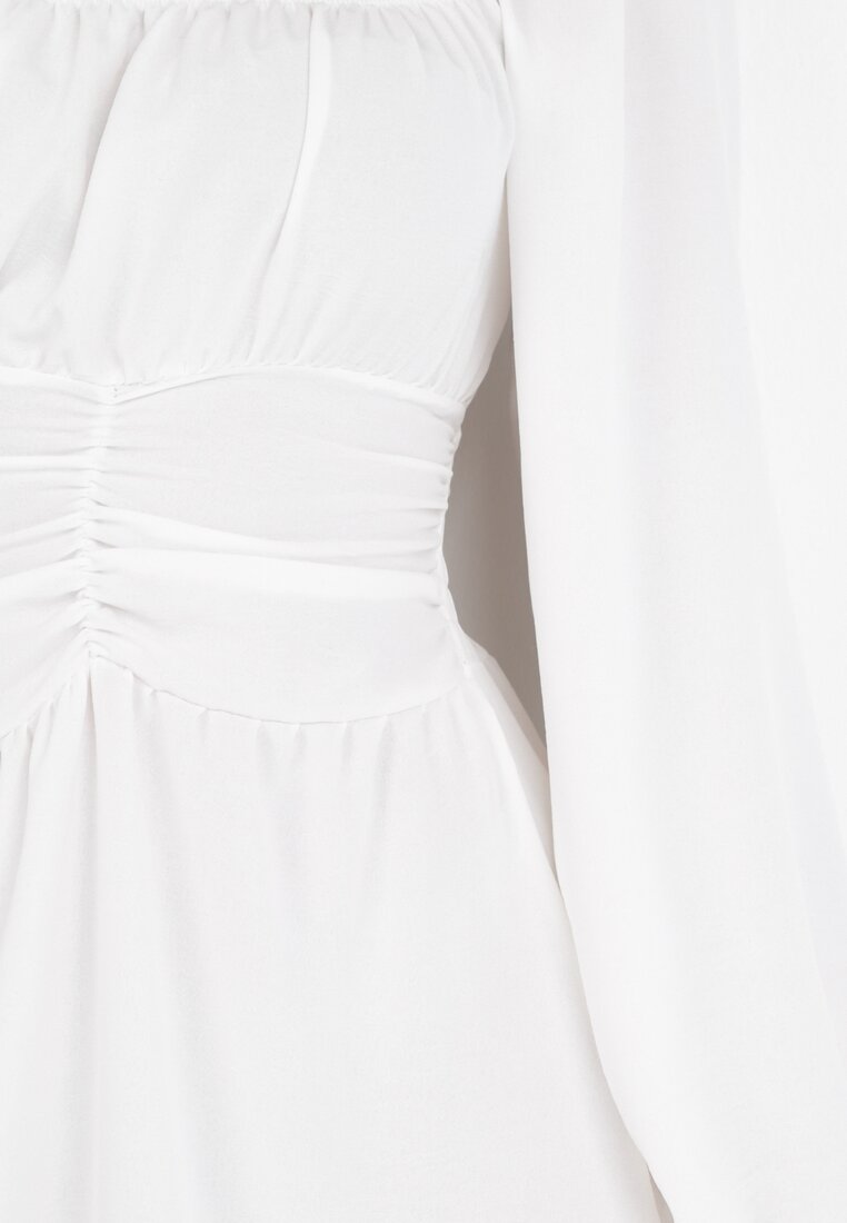Biała Sukienka Auxede