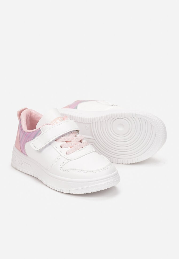 Biało-Różowe Buty Sportowe Adelaia
