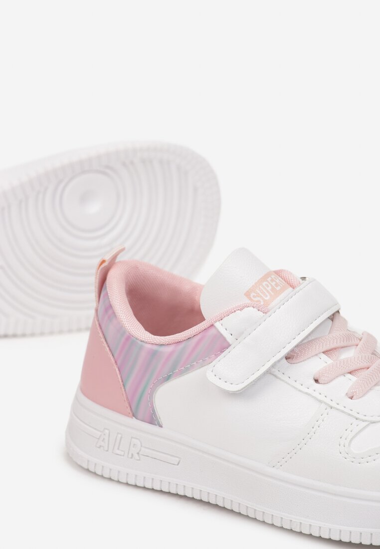 Biało-Różowe Buty Sportowe Chionima