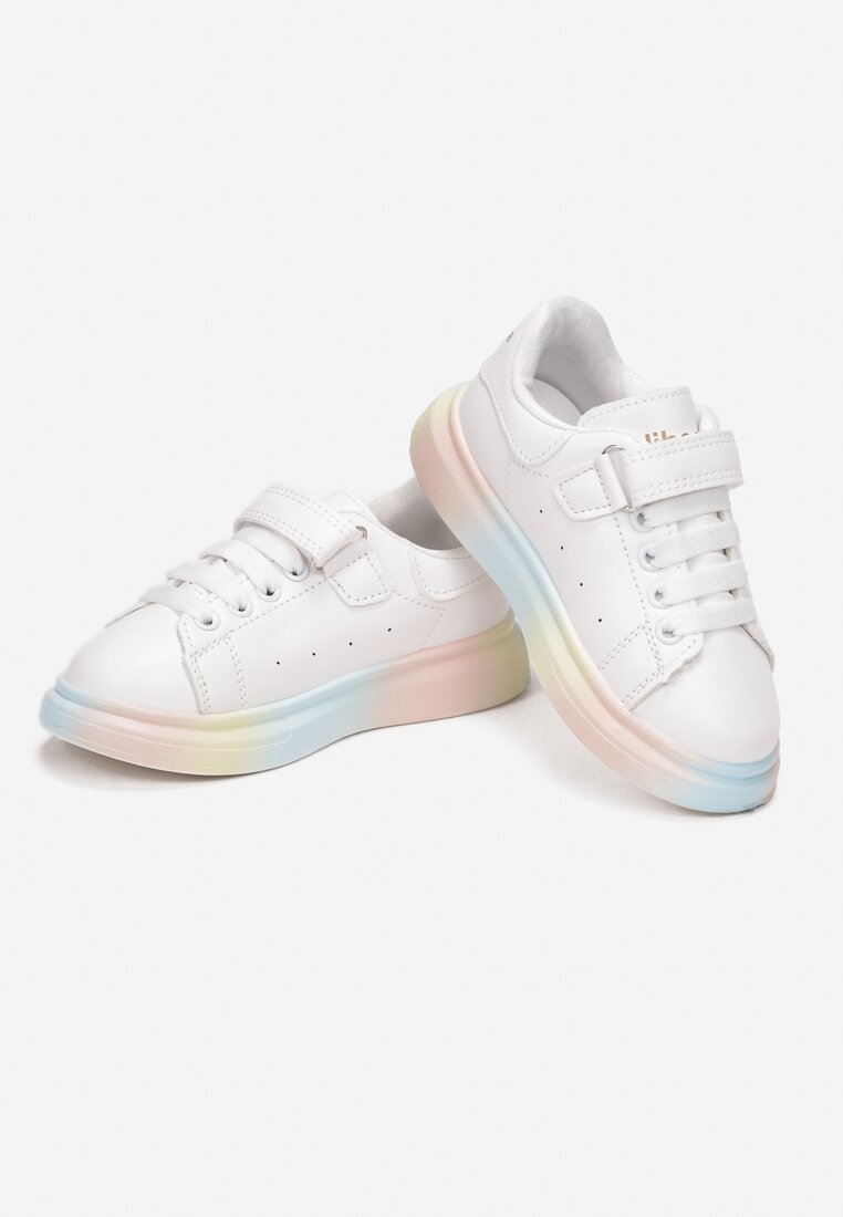 Pantofi sport Alb cu roz