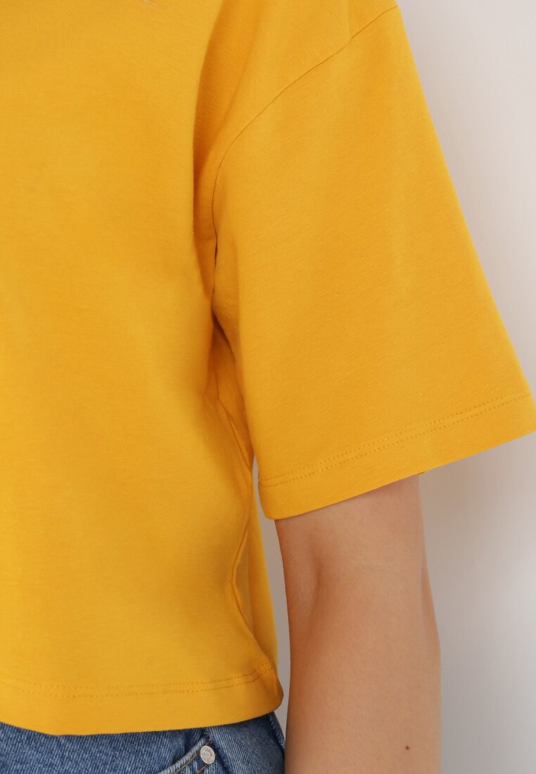 Żółty T-shirt Rheniala