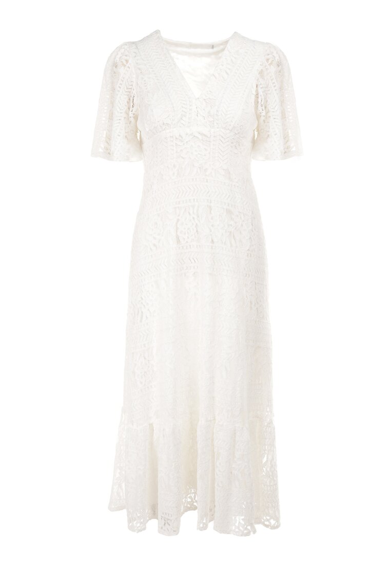 Biała Sukienka Delenia