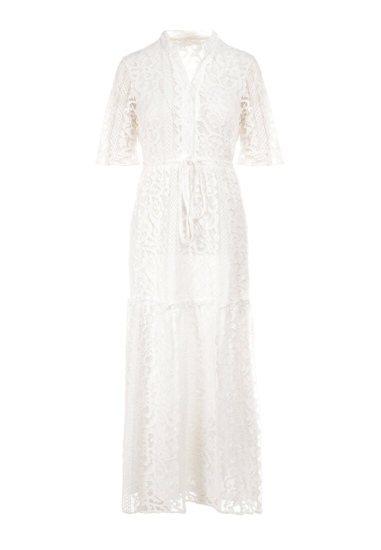 Biała Sukienka Aerite