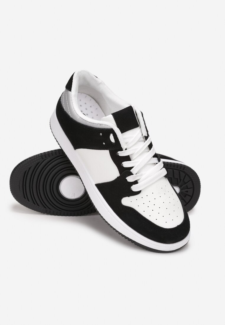 Biało-Czarne Sneakersy Nikaste