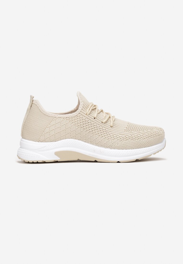 Beżowe Buty Sportowe Danon