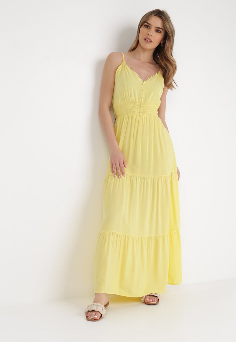 Żółta Sukienka Euneope
