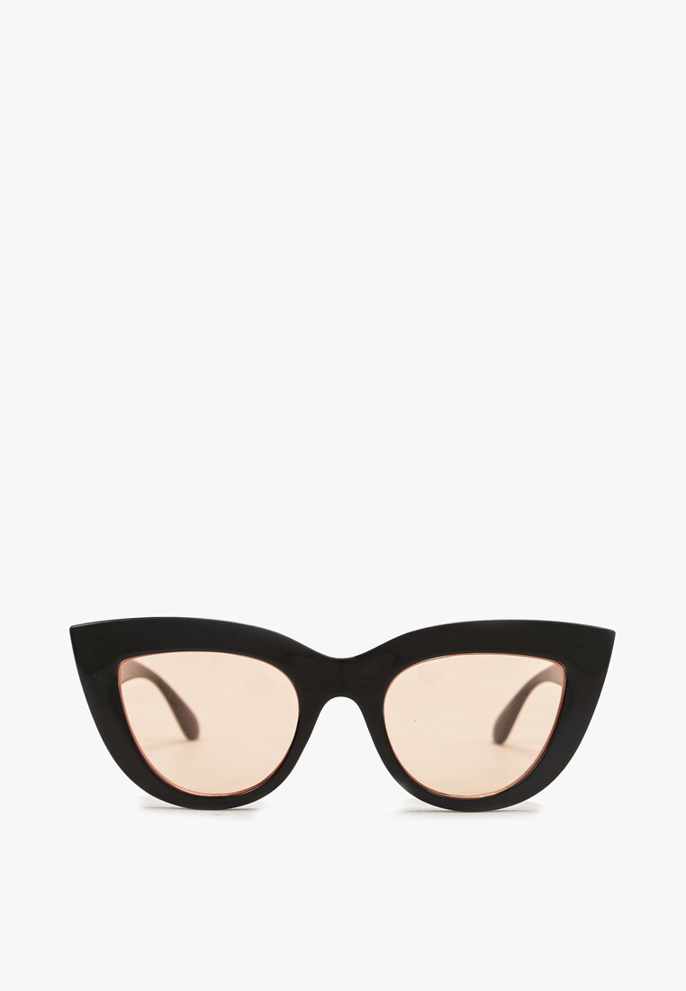 Czarno-Różowe Okulary Hermousa