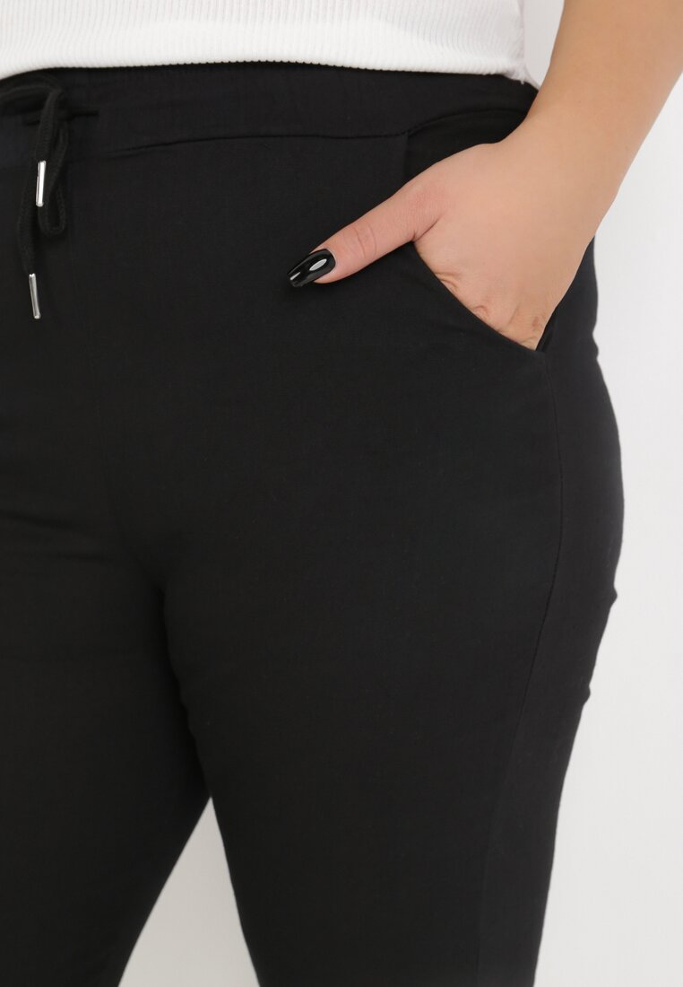 Czarne Spodnie Regular Auxosa