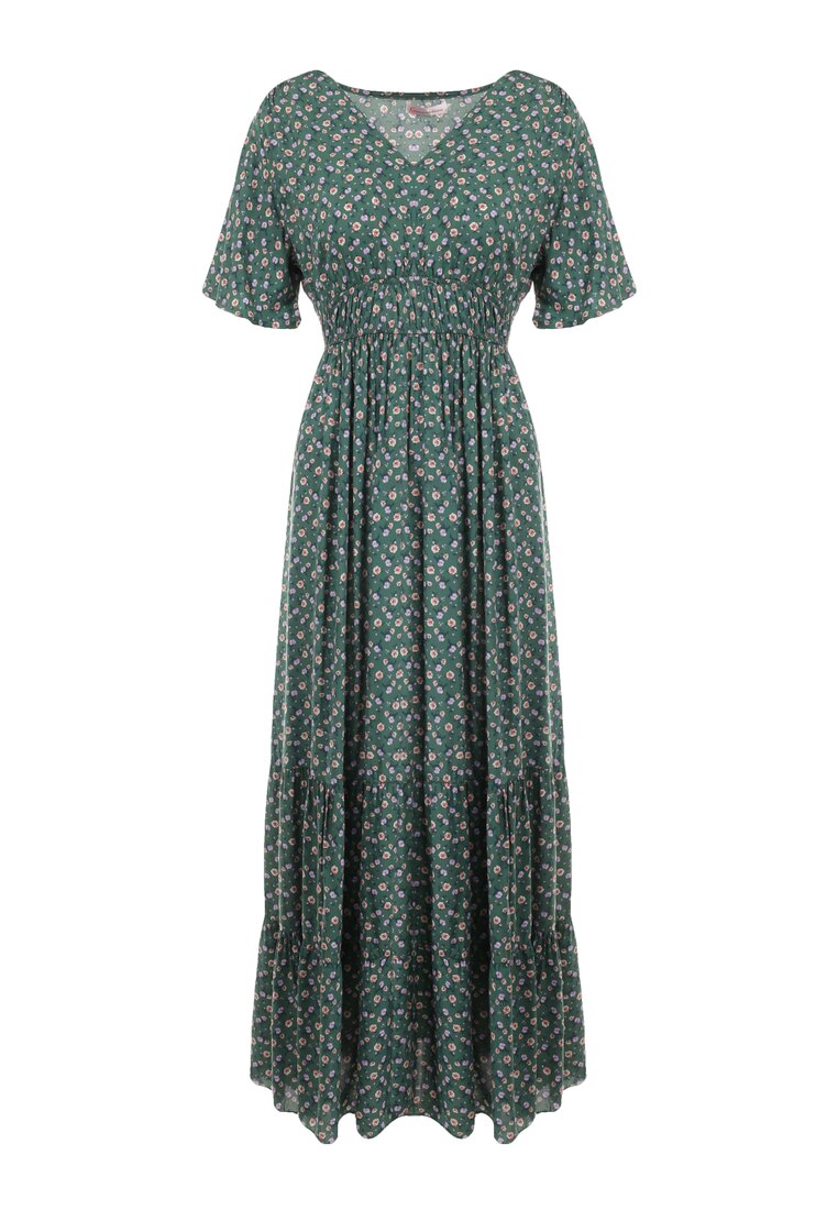 Zielona Sukienka z Bawełny Hypsehe