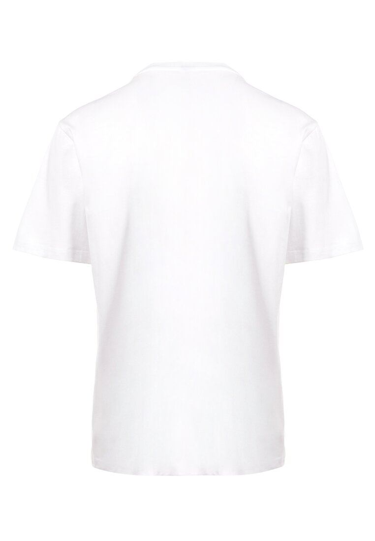 Biały T-shirt z Bawełny Kydothoe
