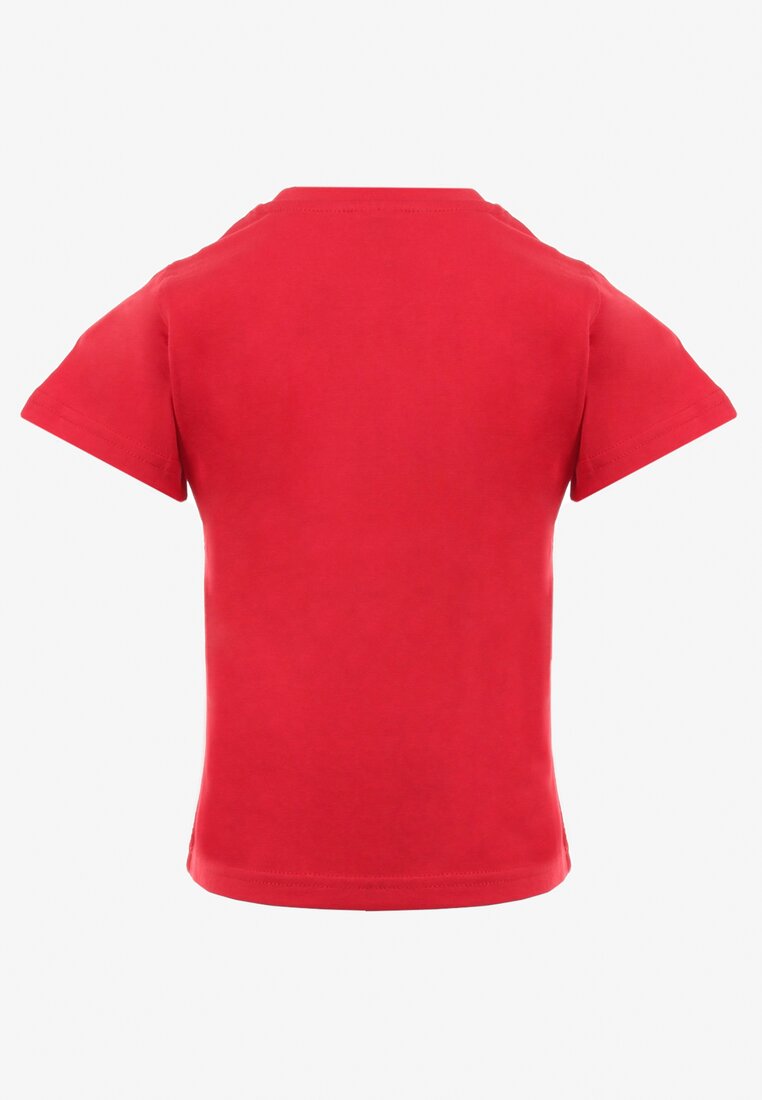 Czerwona Koszulka z Bawełny Argadia