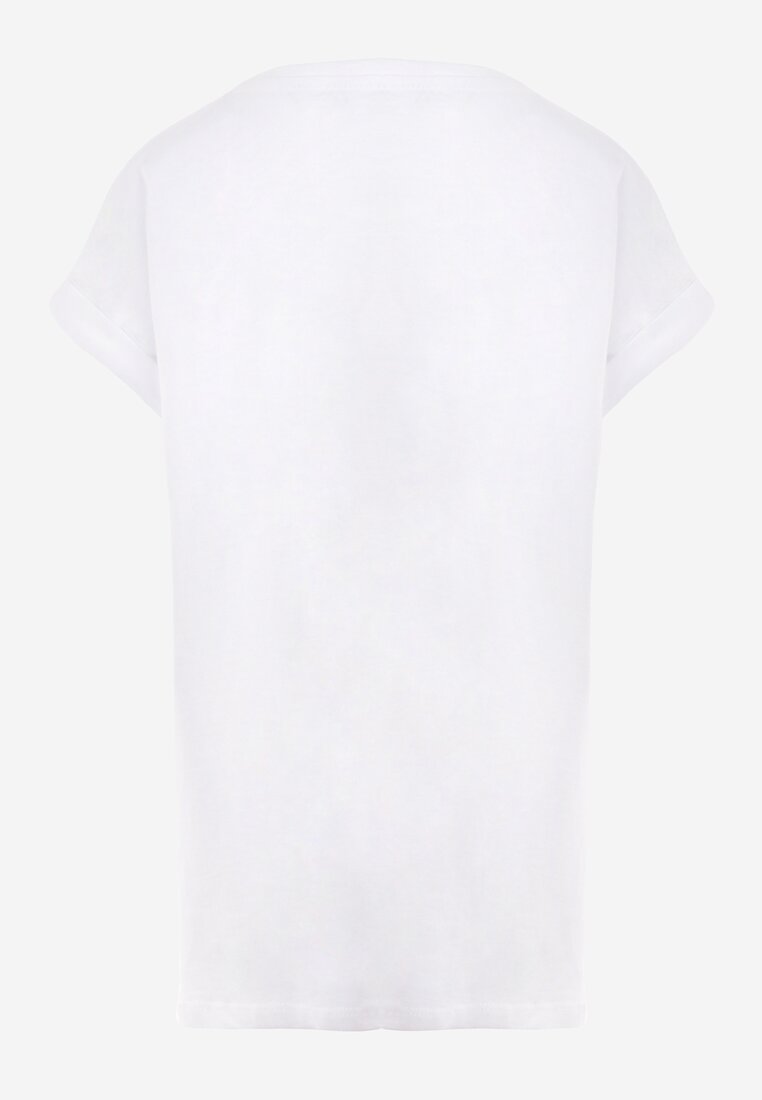 Biała Koszulka z Bawełny Oryle