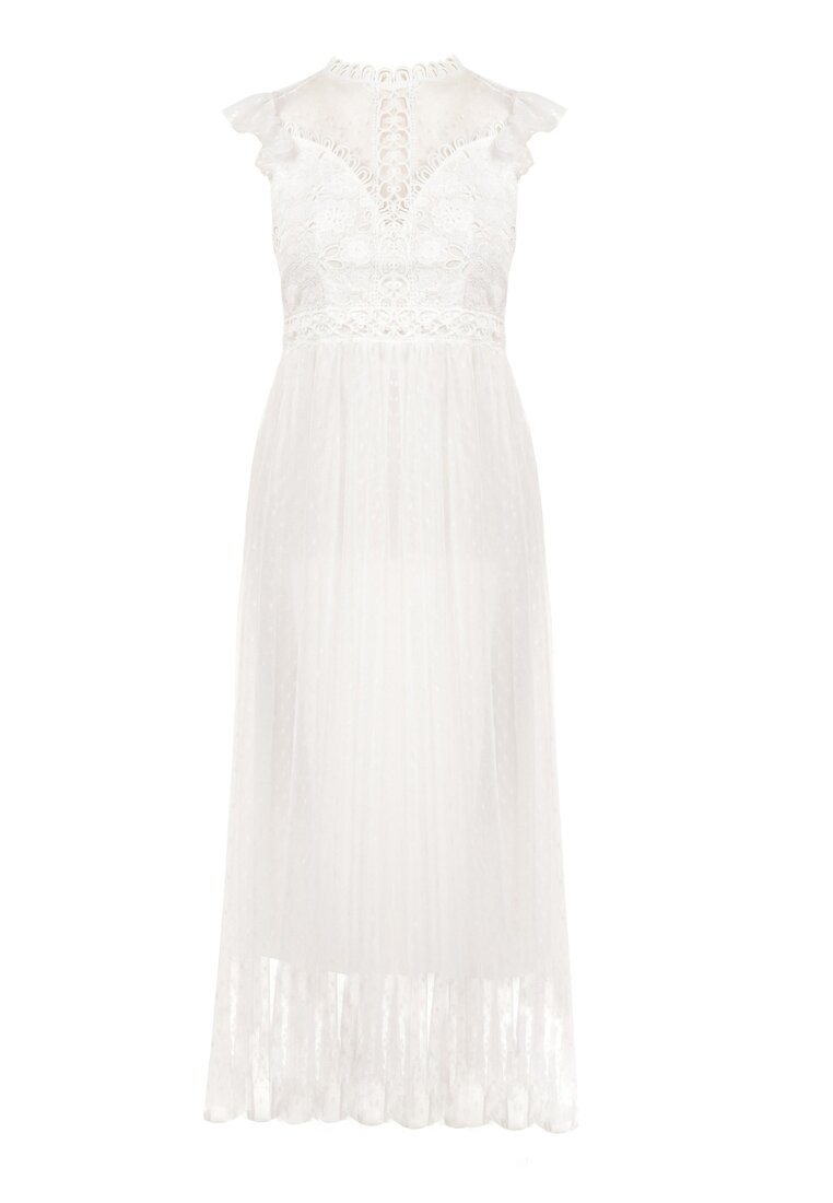 Biała Sukienka Clymotis