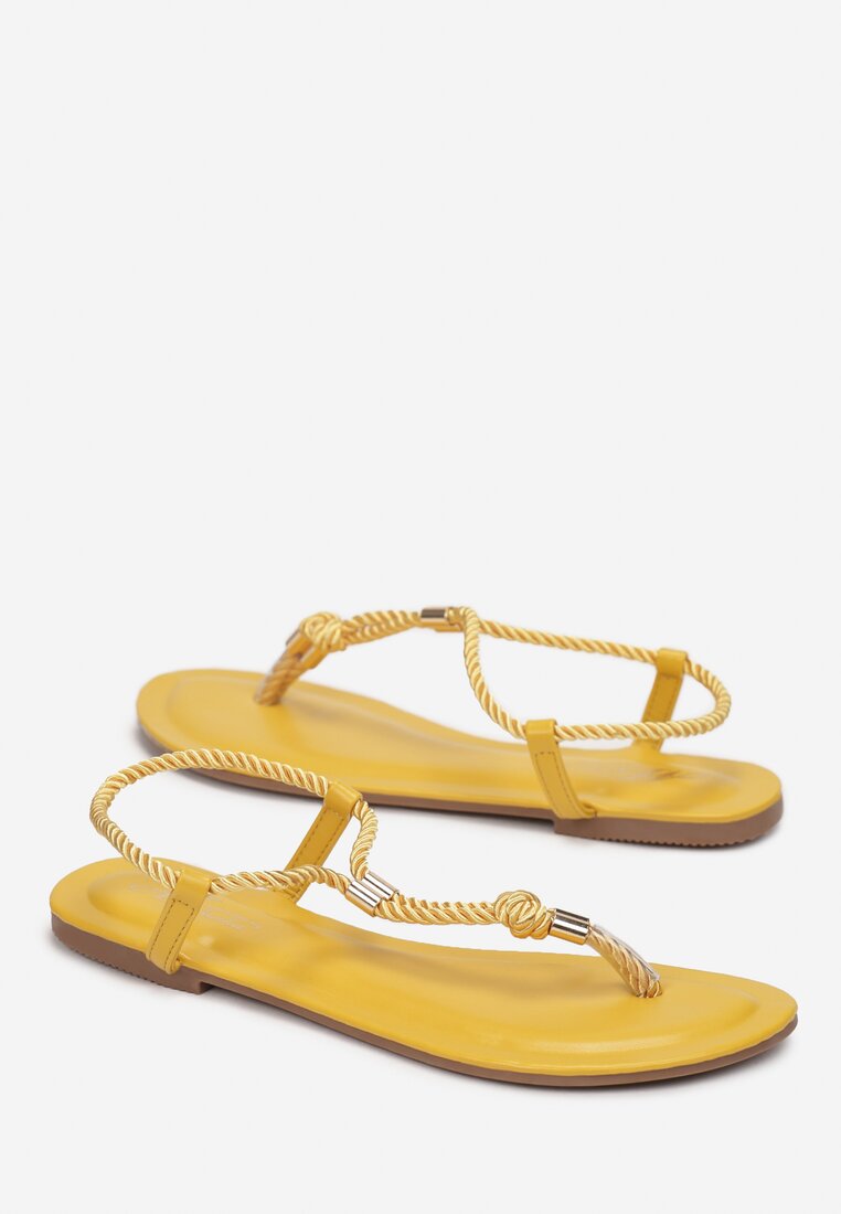 Żółte Sandały Endima