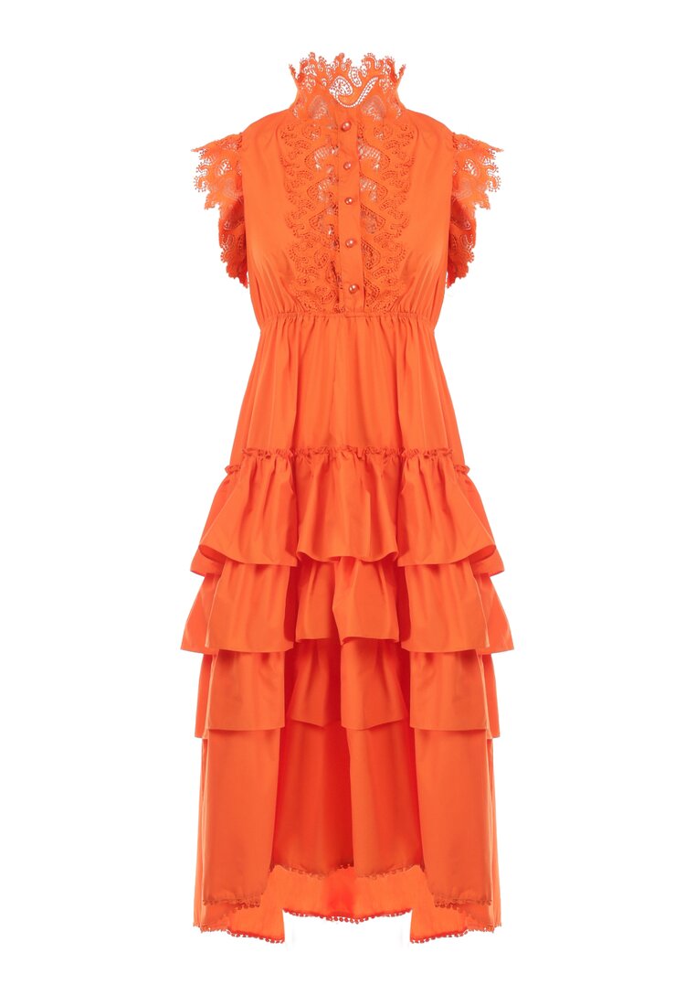 Pomarańczowa Sukienka Tryphiopis