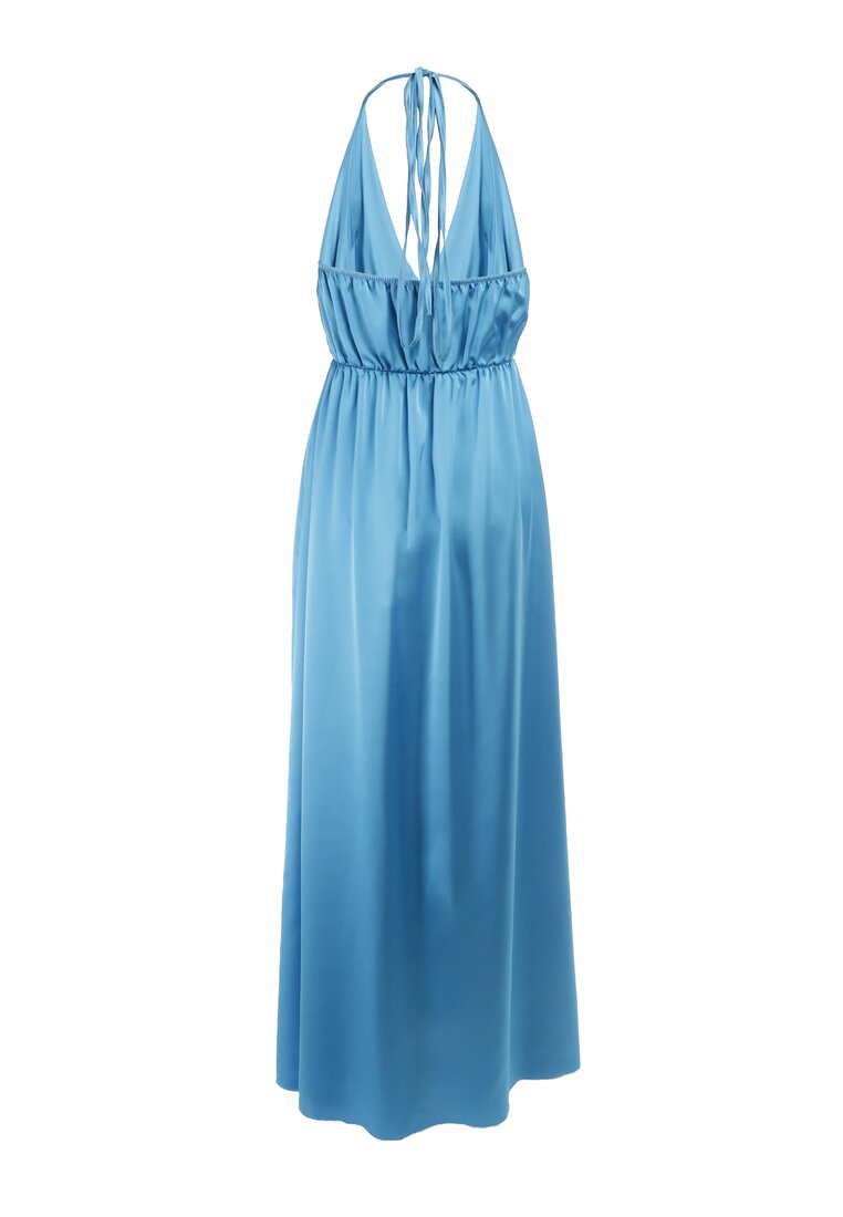 Niebieska Sukienka Hyrmaea