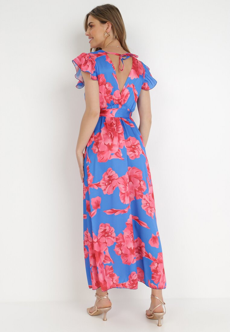 Różowo-Niebieska Sukienka Cythanassa