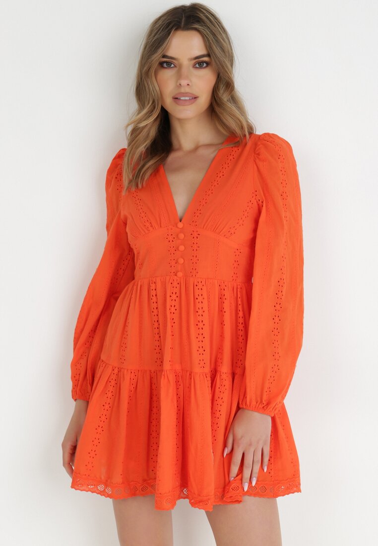 Pomarańczowa Sukienka Merirah