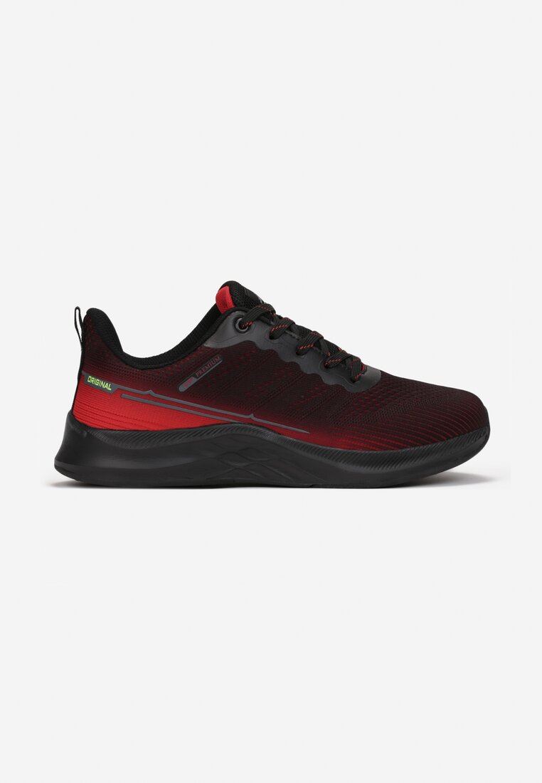 Pantofi sport Negru cu roșu