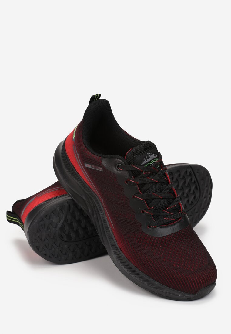 Pantofi sport Negru cu roșu