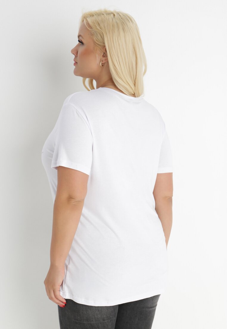 Biały T-shirt Ionane