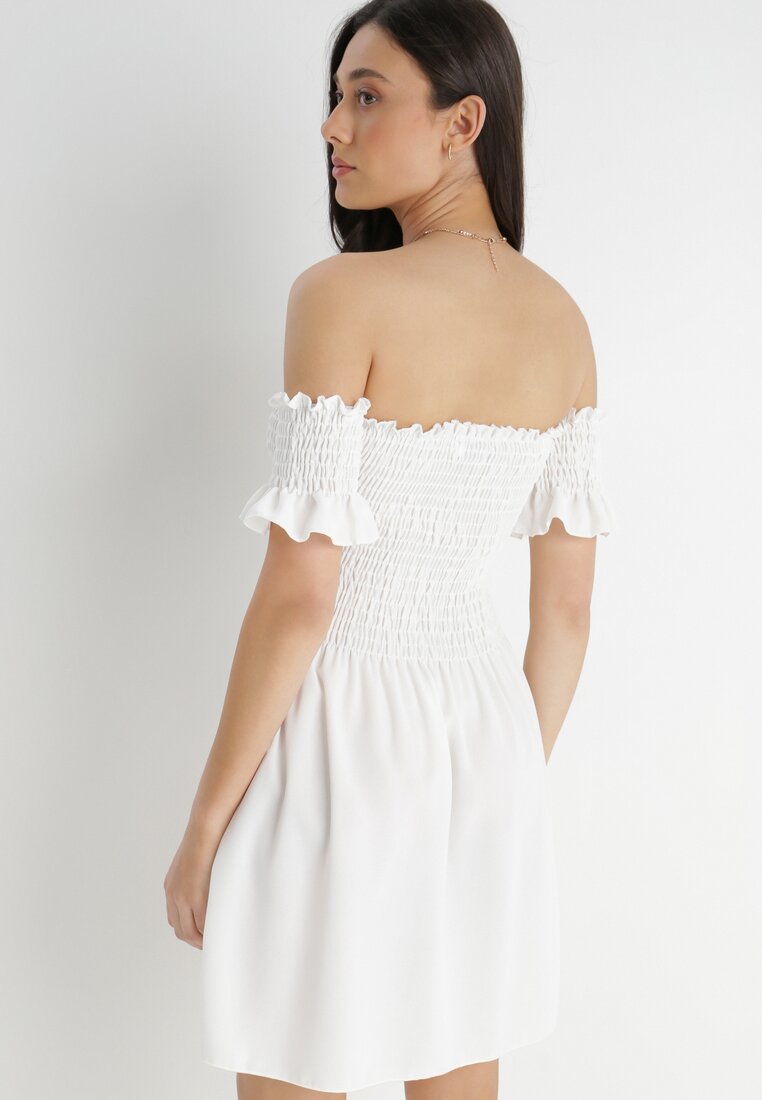 Biała Sukienka Achon