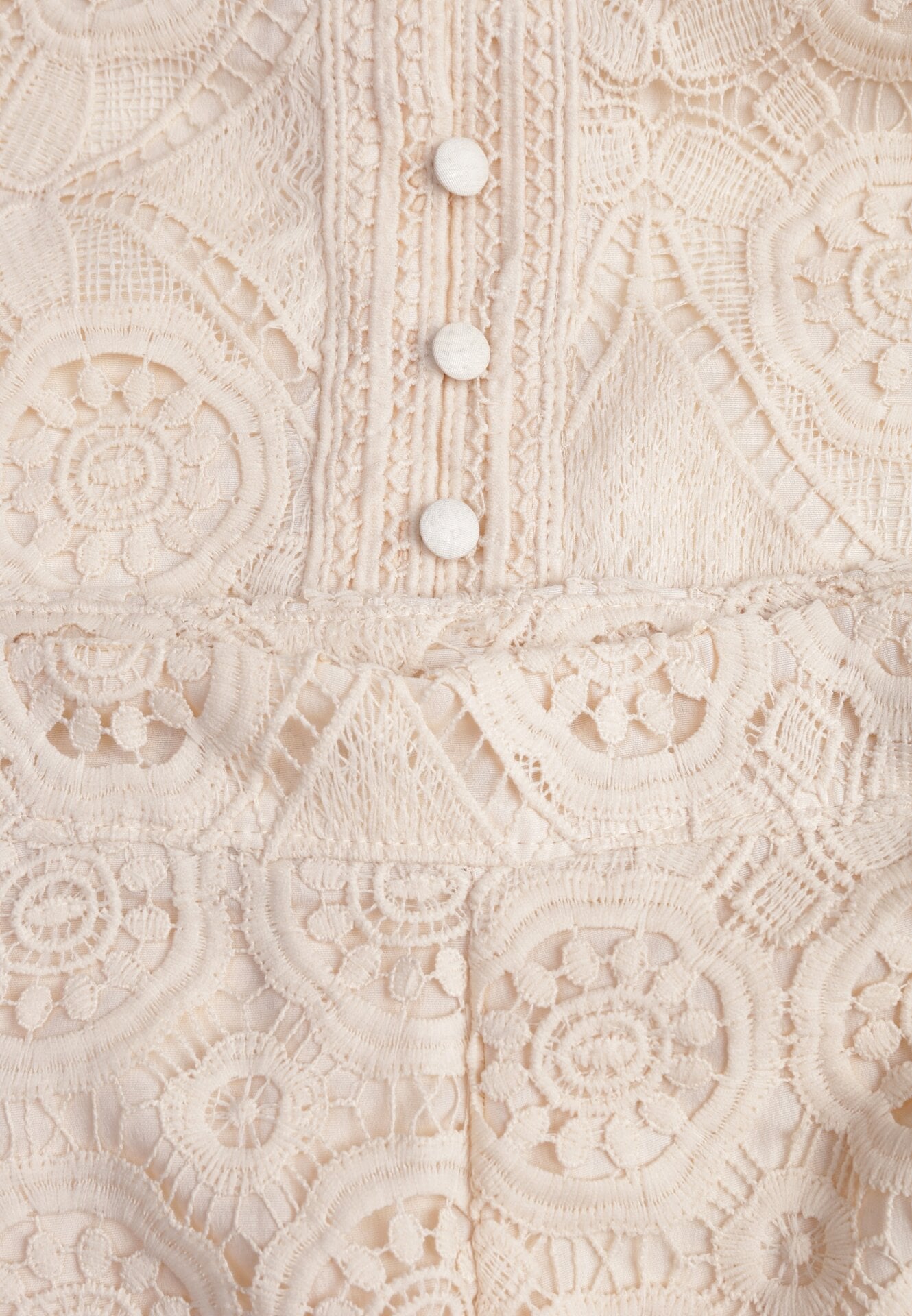 Jasnobeżowy 2-Częściowy Komplet Koronkowy Juliet