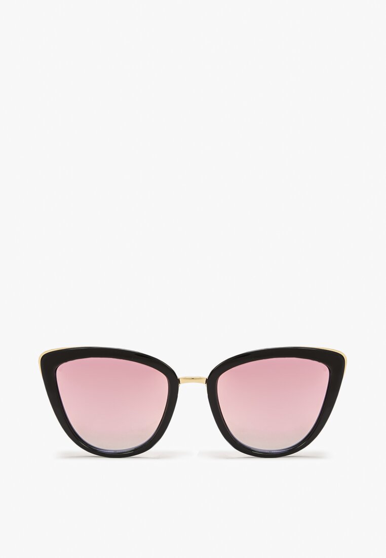 Czarno-Różowe Okulary Przeciwsłoneczne Anasterine